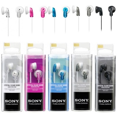 Auriculares de botón Sony MDR-E9LPL AzulesPuntronic