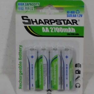 PACK DE 4 PILAS RECARGABLES AA