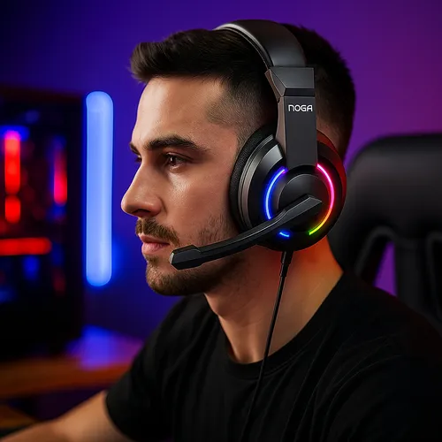 Auriculares Gamer Micrófono Noga St-704 3.5mm Pc - Image 3