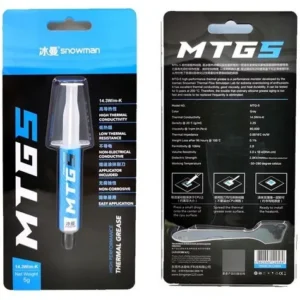 PASTA TÉRMICA SNOWMAN 14.3W/MK 5G NO CONDUCTIVA PARA CPU GPU