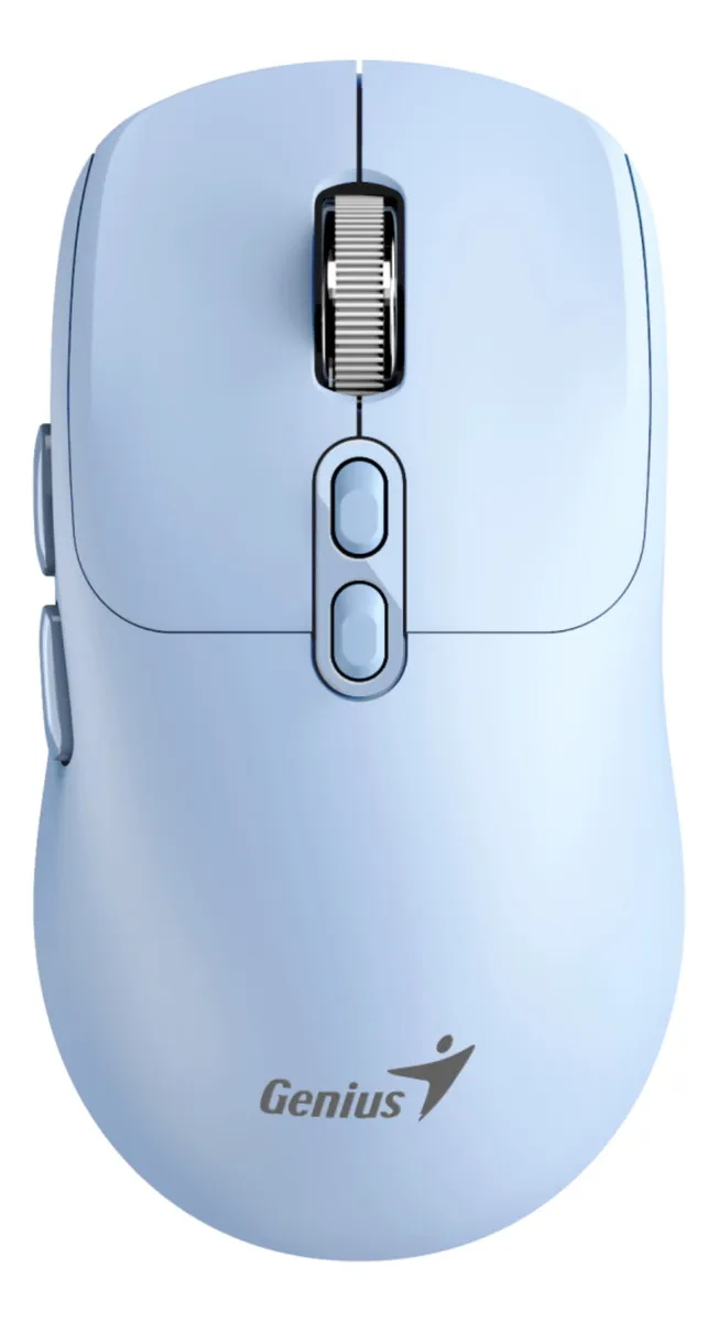 Mouse Genius Nx-8080s Bt Azul 7 Botones Silencioso 1600 Dpi