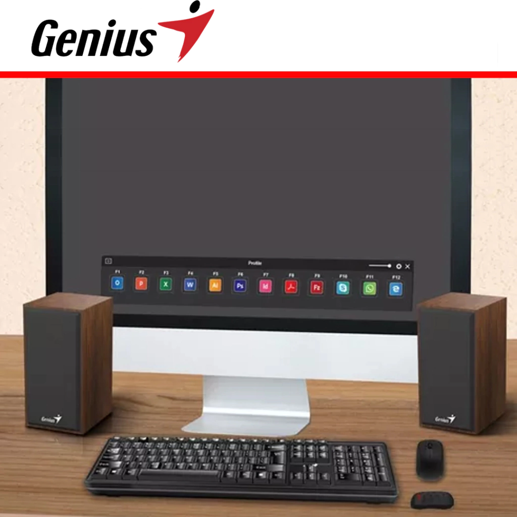 Parlantes Genius SP-HF180 Madera - Image 3