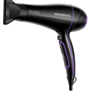Secador De Pelo Mondial Scn-01 Black Purple 2000 Watts Color Negro