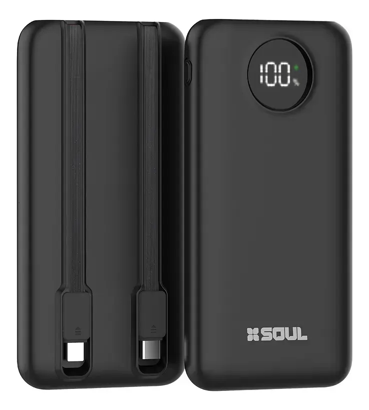 Powerbank SOUL Cargador Portátil 10000mah 22.5w Usb-c + Lightning